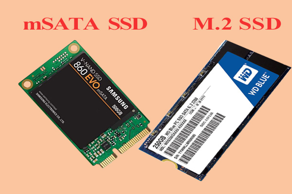 mSATAとM.2 SSDの違いを分かりやすく説明 - MiniTool Partition Wizard