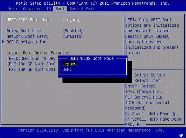 解決済み ブート構成を更新できませんでした